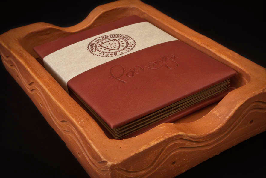 leather clay menu embossed dubai limited edition hand finnish