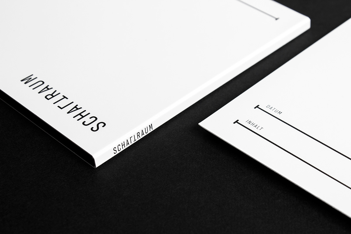 Schaltraum architects Architecture Office agency studio identity brand logo logos minimal White black simple professional Space 