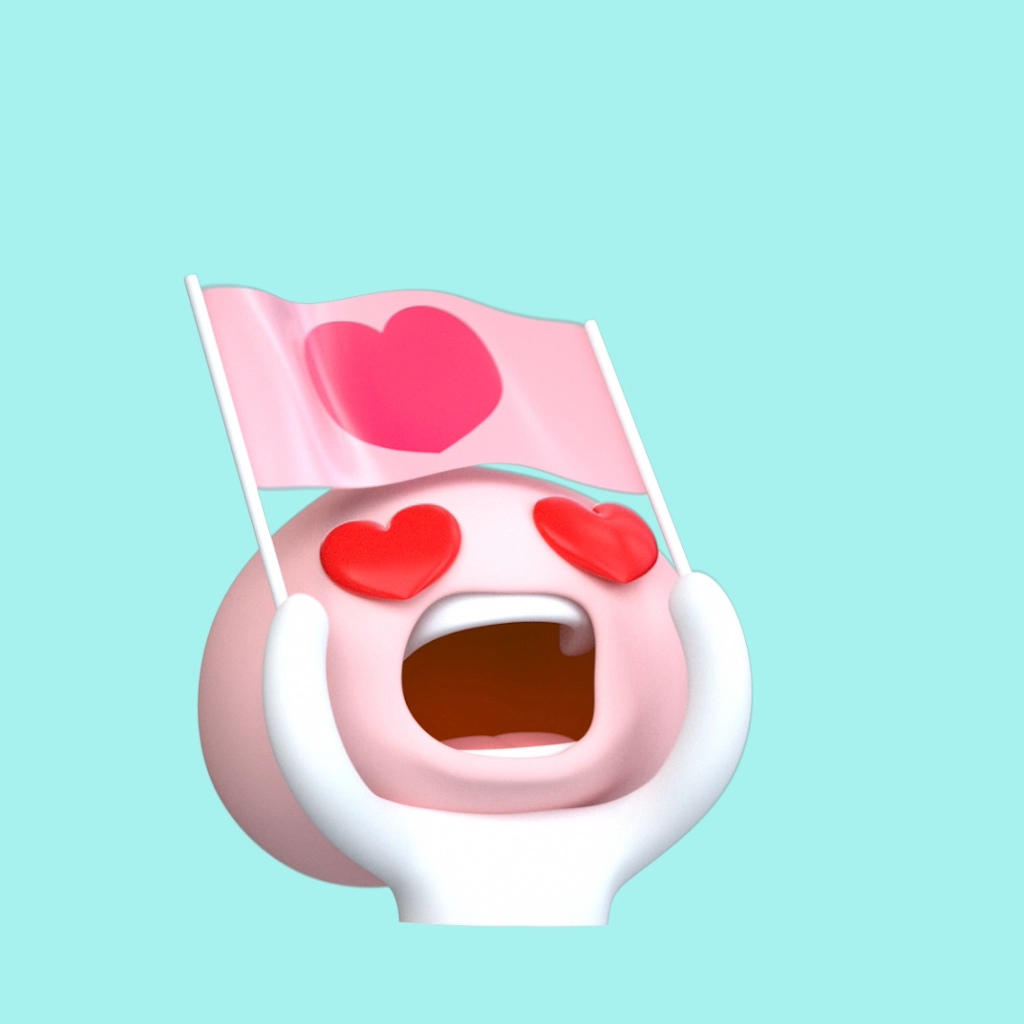 stickers 3D animation  Emoticon Character c4d redshift aftereffects motion motion graphics 
