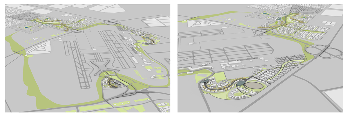 aerotropolis aviation mixed use Concept Masterplan Sustainability Airport City