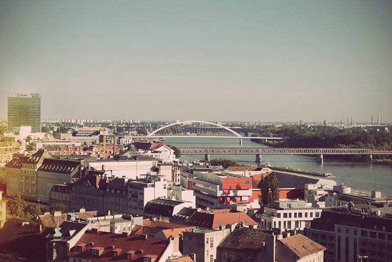 travel photography Bratislava pressburg cityscape