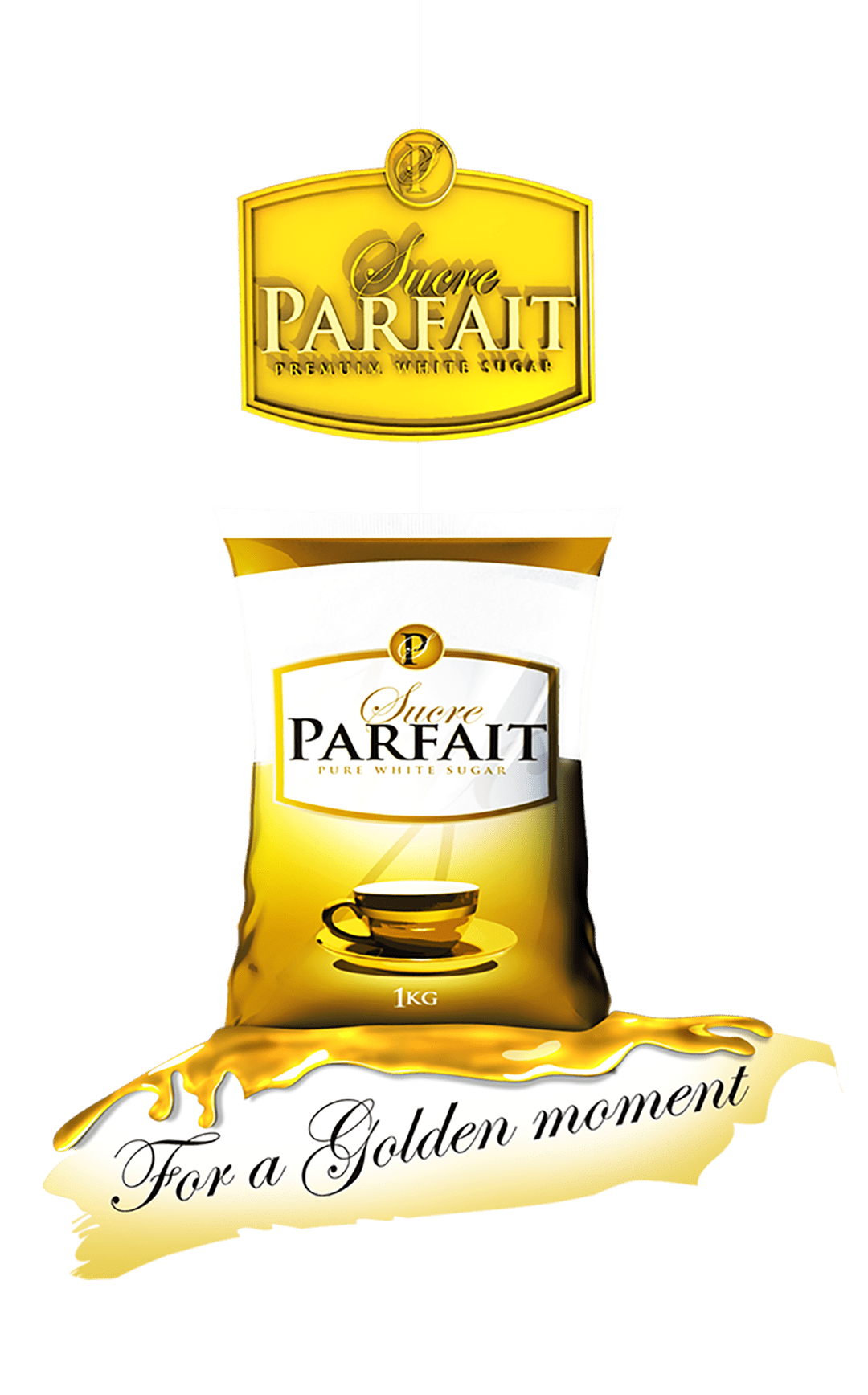 campaign creative cup elegant+ gold golden moment Packaging parfait sucre sugar