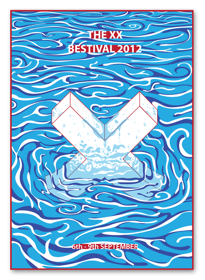 the xx poster festival art bestival Competition Chris Mizen