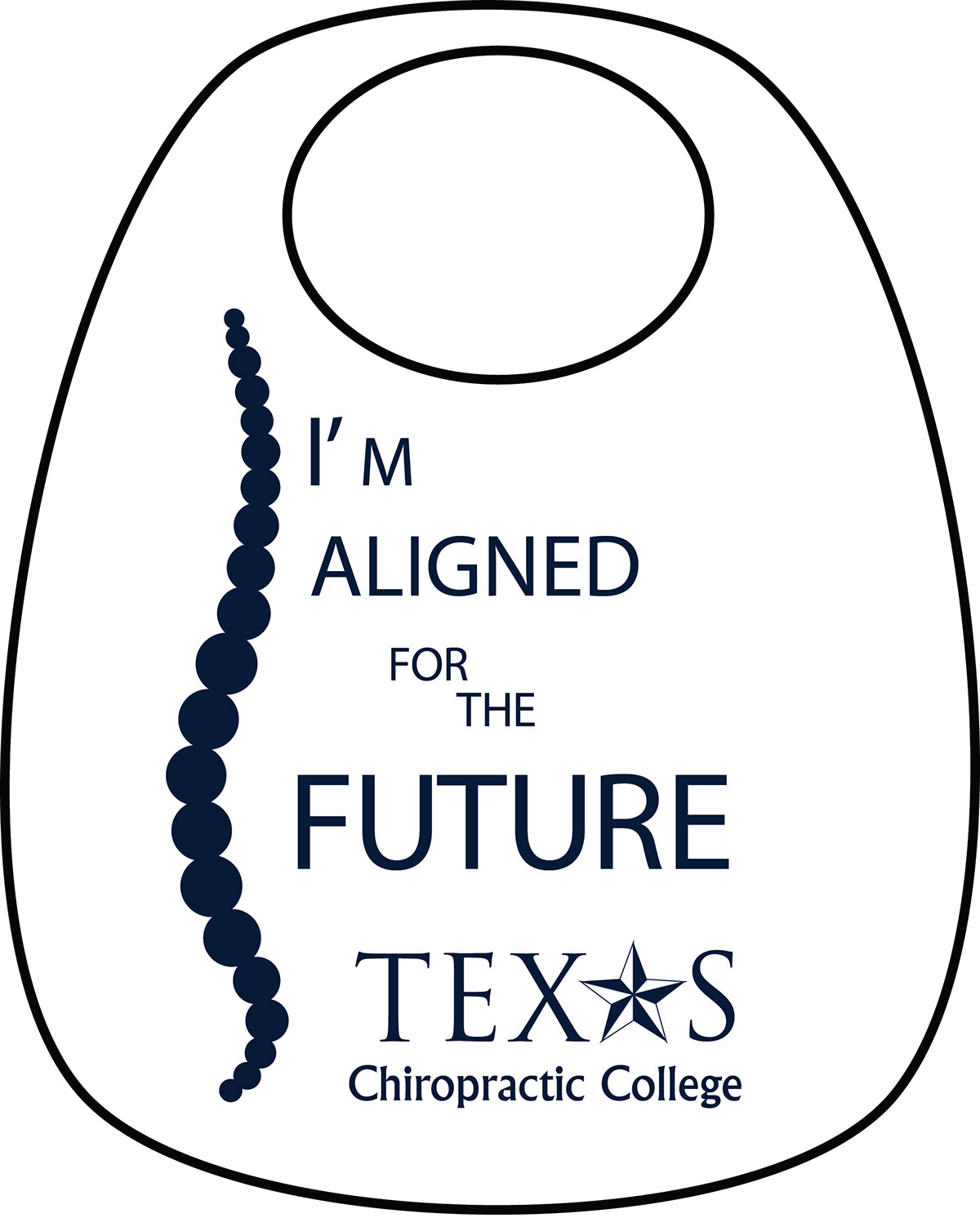 Texas Chiropractic College Alumni Baby Bib Wearable Designs