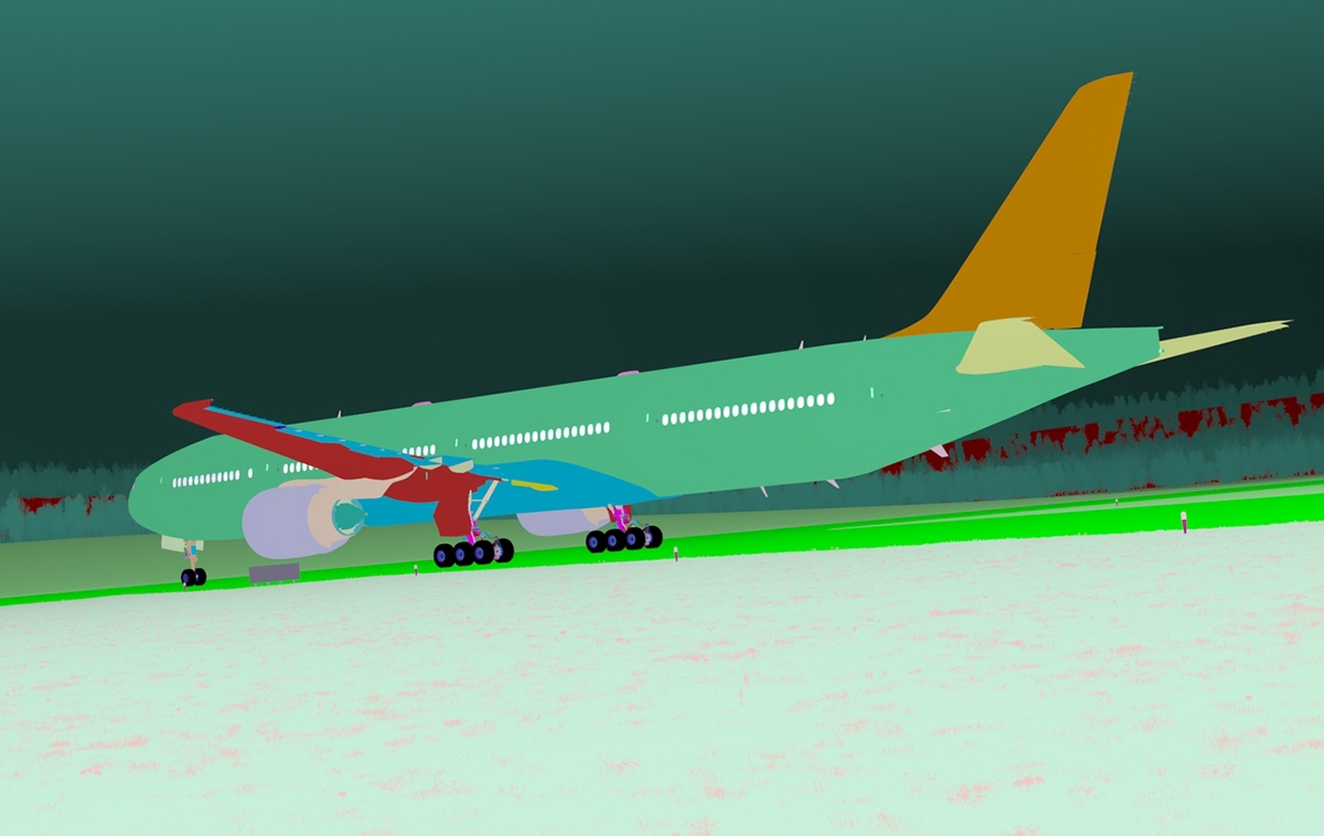 Boeing airplane Aircraft cutaway plane Jet boeing 777 aeroflot