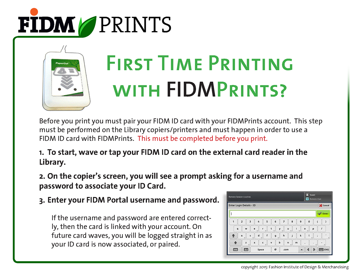 Printing your tags here just add commas Anything FIDM