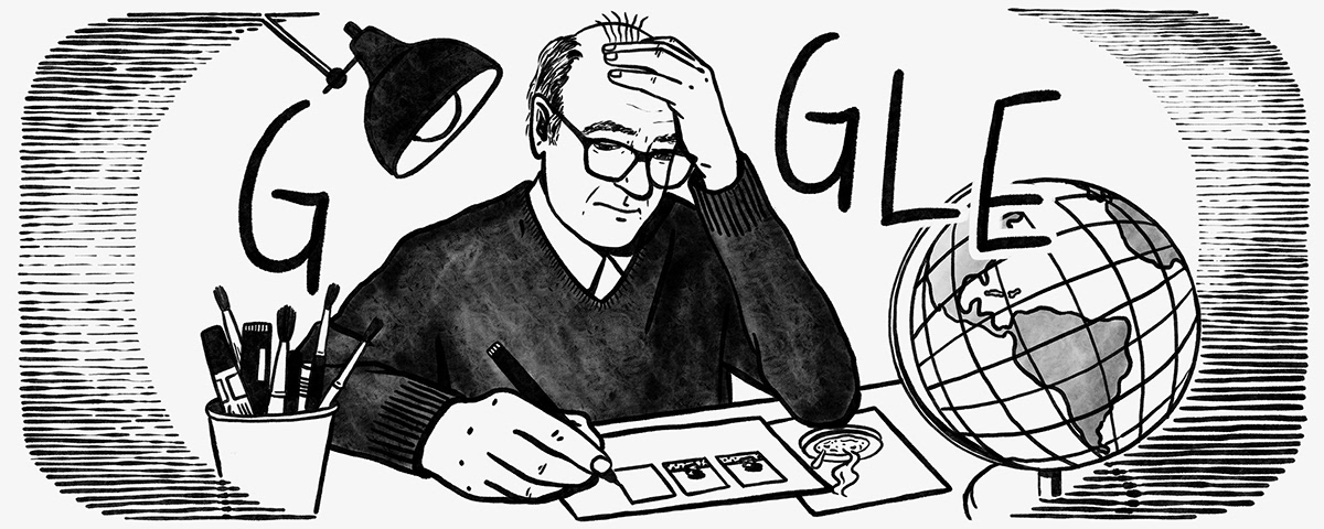 argentina comic digital illustration doodle google ilustracion mafalda portrait Quino tribute