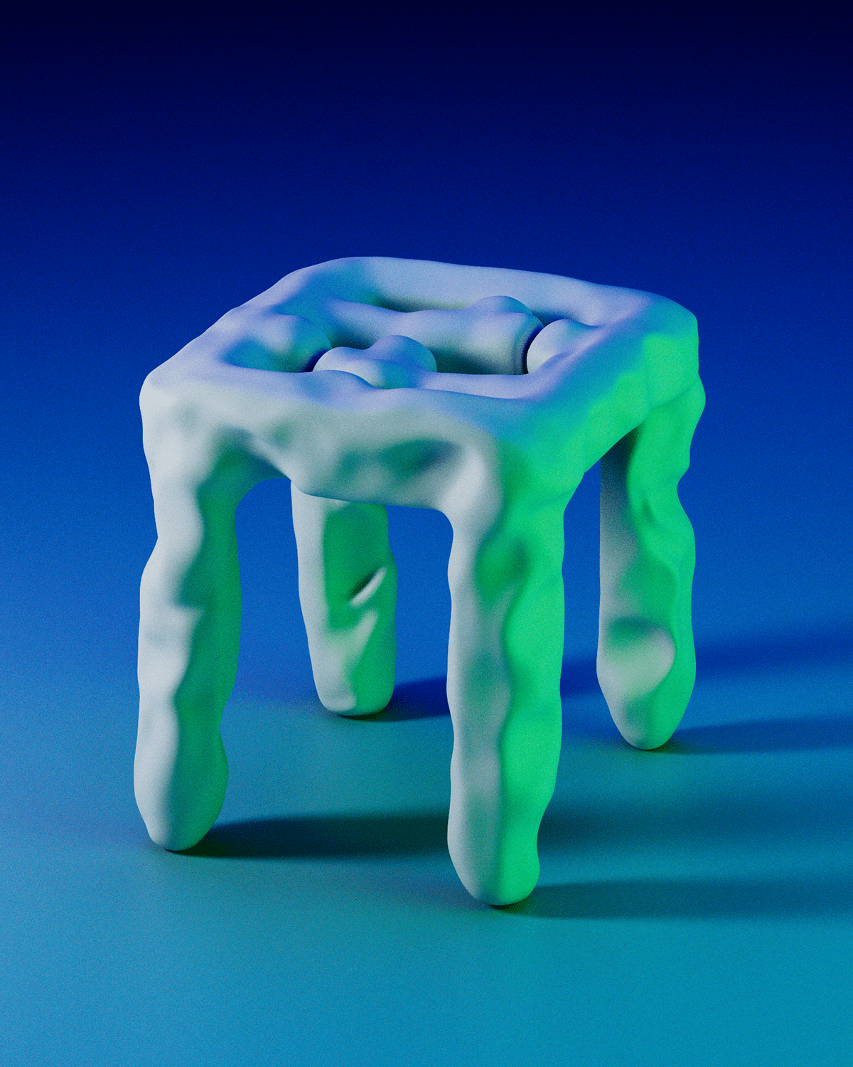 3D art direction  c4d design furniture ILLUSTRATION  object product stool