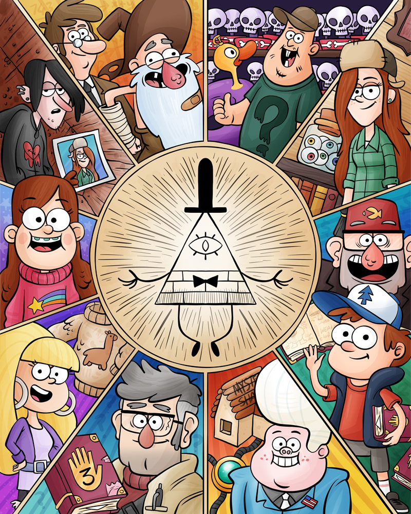 gravity falls Cover Art Doctor Who Jim Henson Skottie Young Adventure Time rick and morty over the garden wall comics I Hate Fairyland