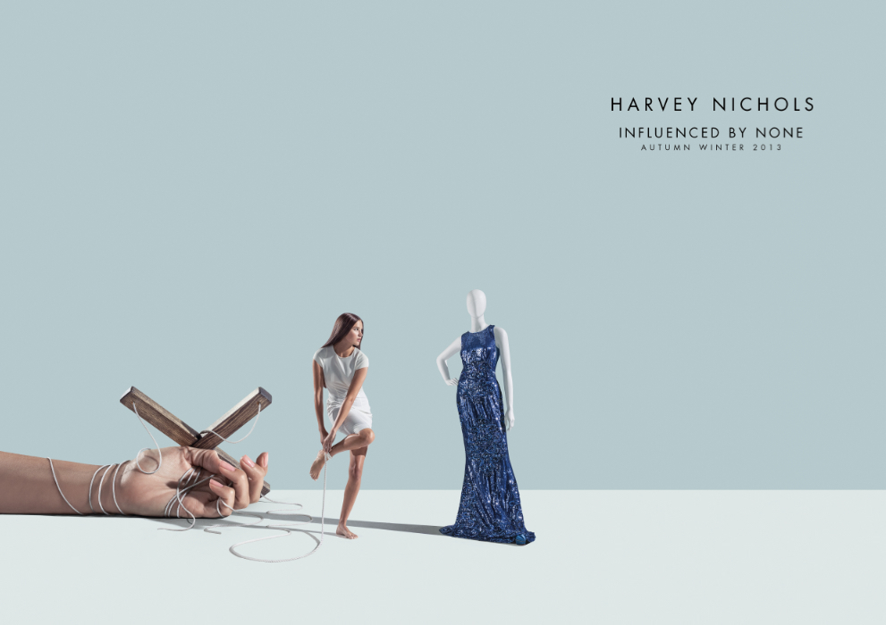 Harvey Nichols dubai fashion photography Style influenced by none
