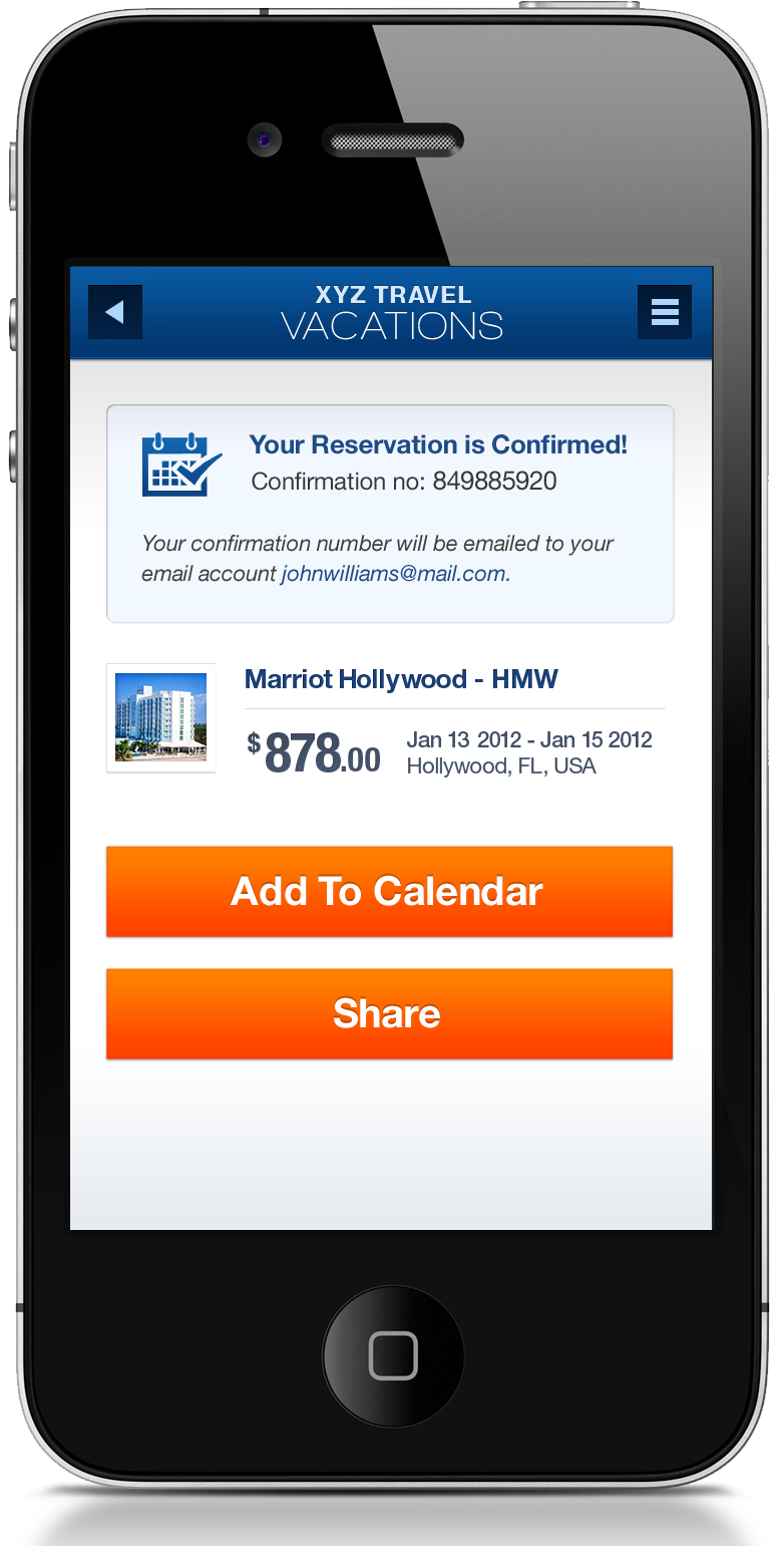 app iphone vacation Booking hotel UI ux mobile
