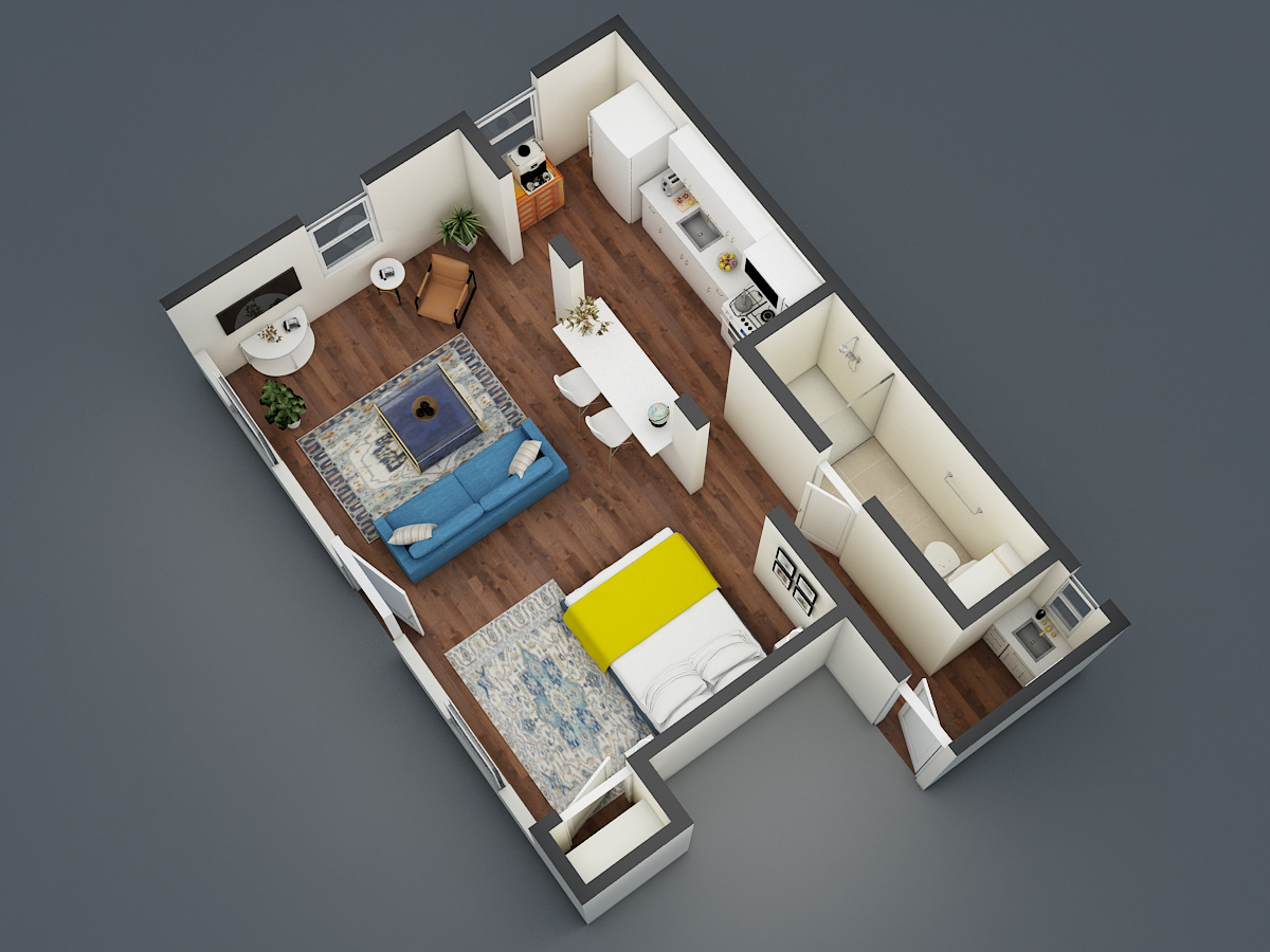 2D To 3D Floor Plan Design - $44 per story - Apple Pay