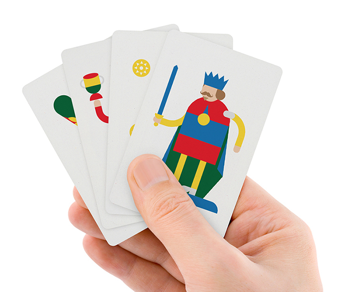 playing cards Carte napoletane deck redesign