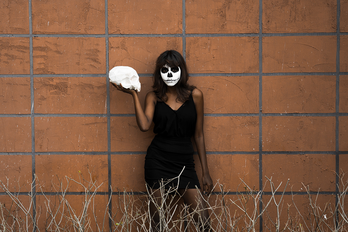 creep creepy Fashion  Halloween Photography  skull death