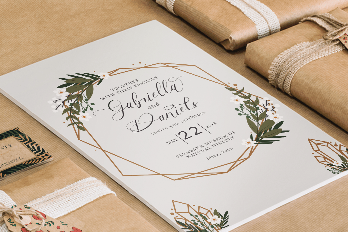 Calligraphy   elegant feminine font Invitation luxury married modern Script wedding