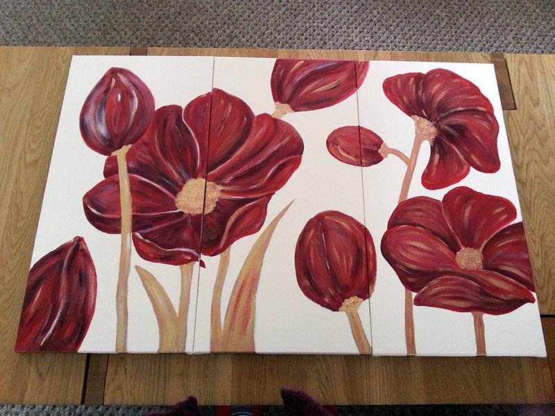 flower Flowers acrylic canvas
