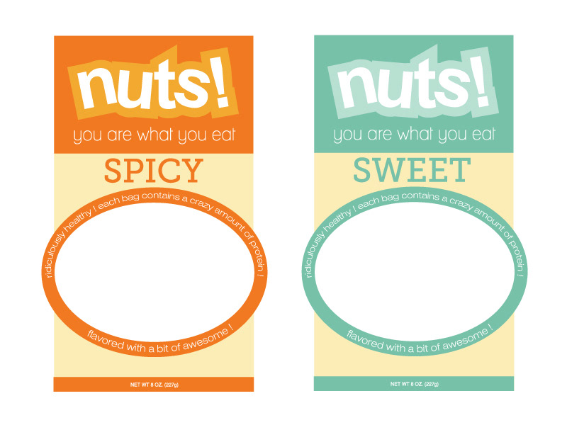 nuts  packagingdesign  design  graphicdesign  personality  quirky  fun  illustrator  SPICY