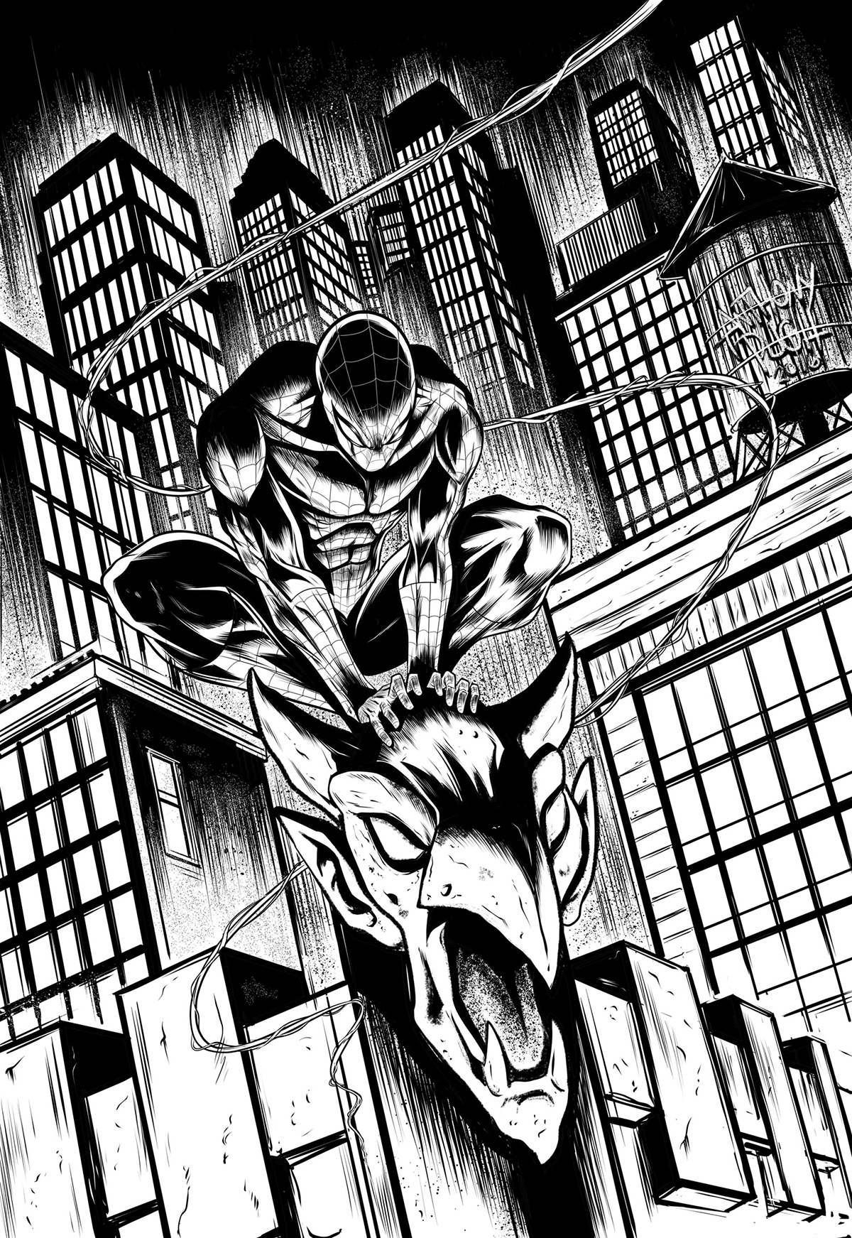 spiderman venom comicbookart