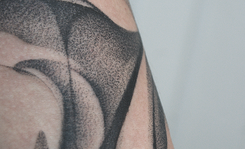TTT tattoo blackwork darkart black linework dotwork