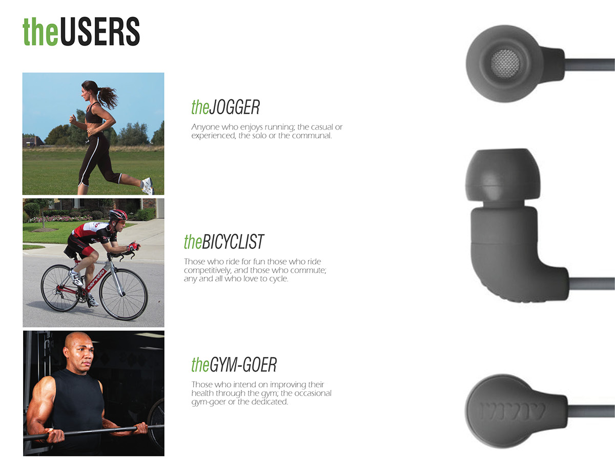 fitclip earbud cord micah lang lasercutting sketching drawing wearable earbud management cord storage sports accessory