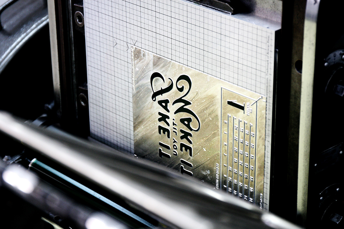 letterpress calendar Printing