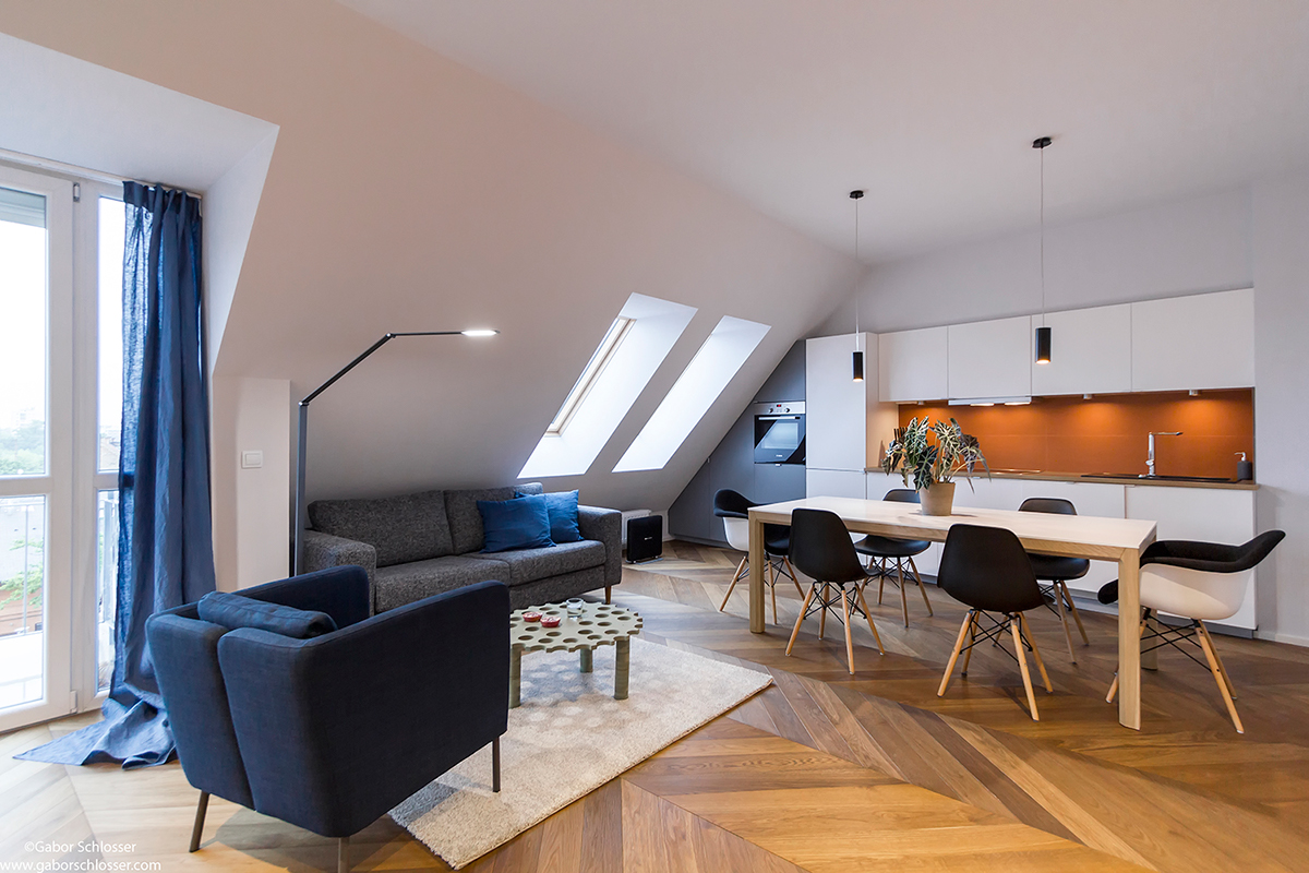 interiordesign remodel penthouse furnituredesign Attic homedecor custommade budapest