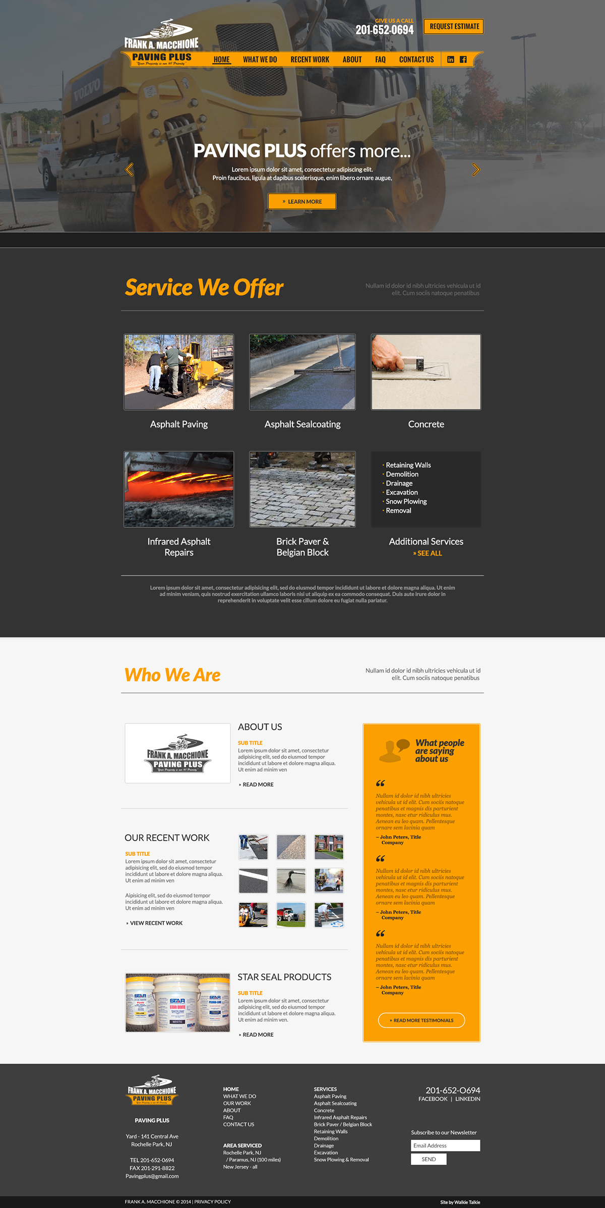 Website Responsive Layout clean spacious inspiration
