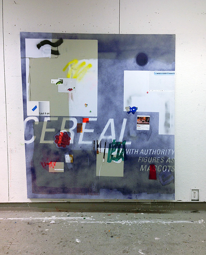 contemporary text words spray paint Poetry  fragments contemporary art postmodernism postmodern graphic design grid risd
