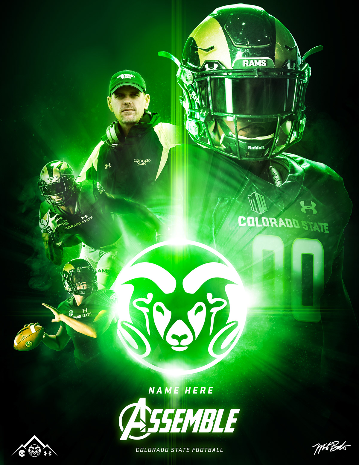 CSU Colorado State CSU Football college football football recruiting Recruiting Graphics