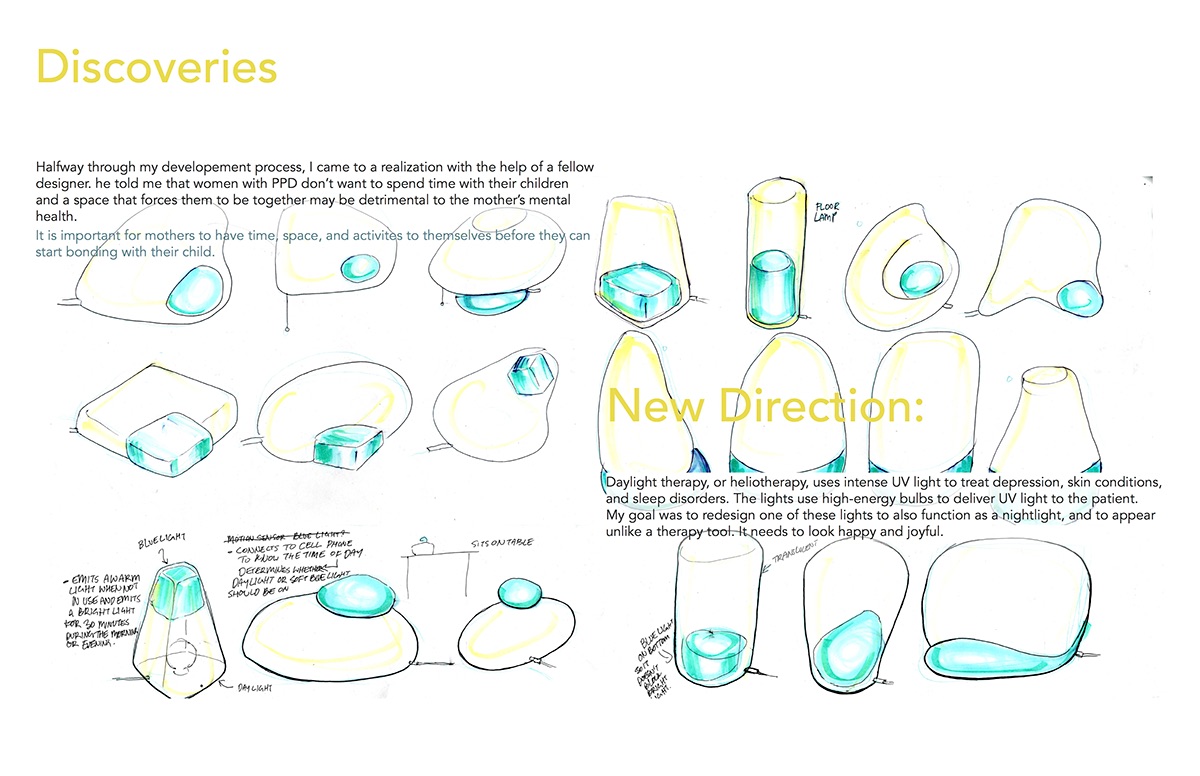Postpartum Depression Lighting Design  Process Book