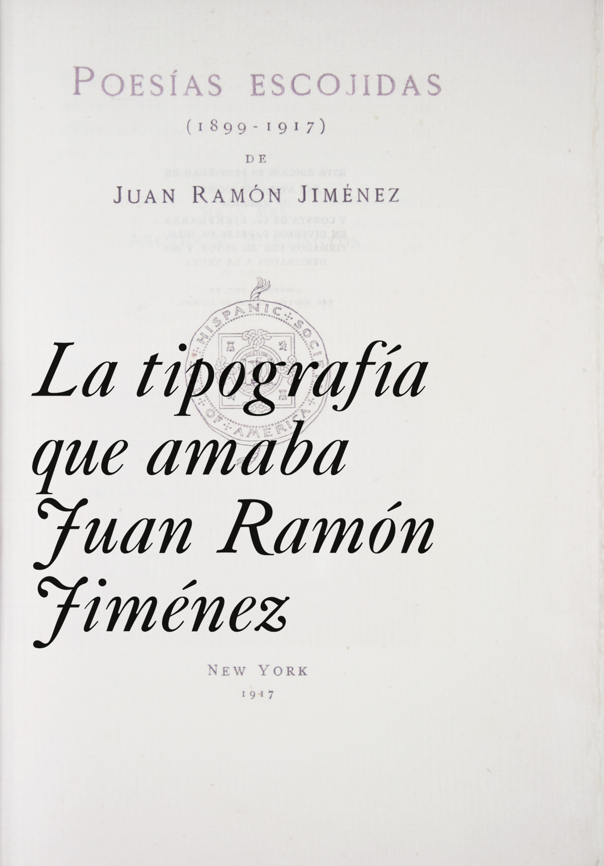 tipografia zenobia Juan Ramon Jiménez