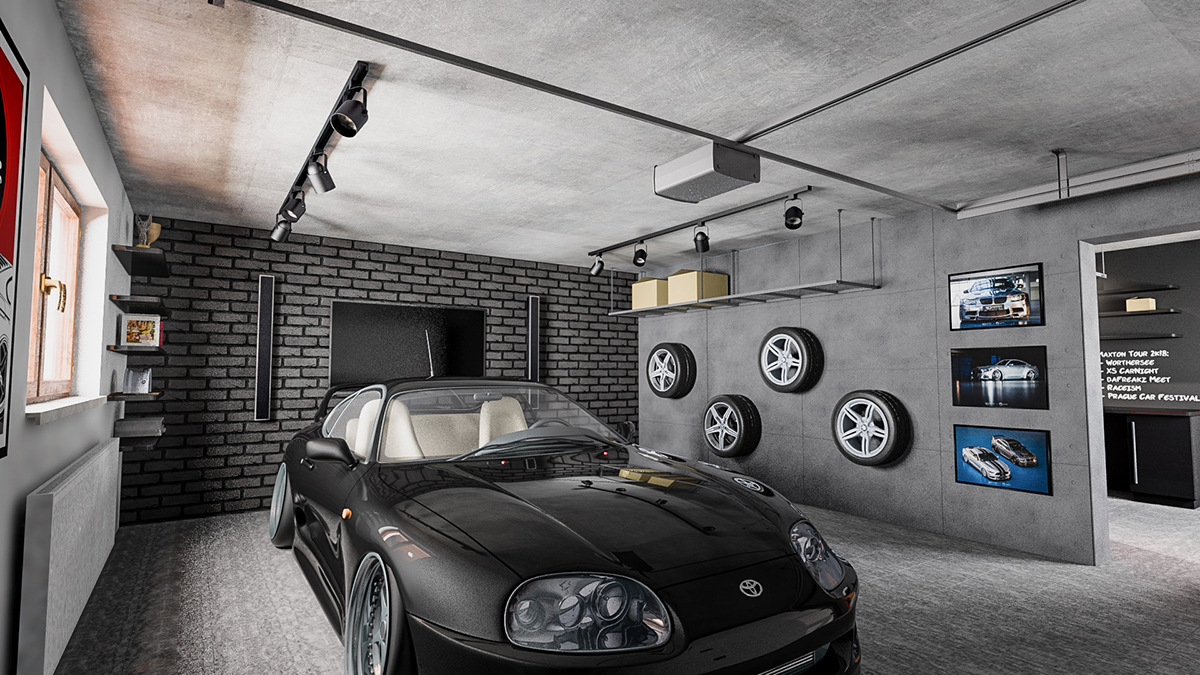 Garage Makeover / Interior Design on Behance