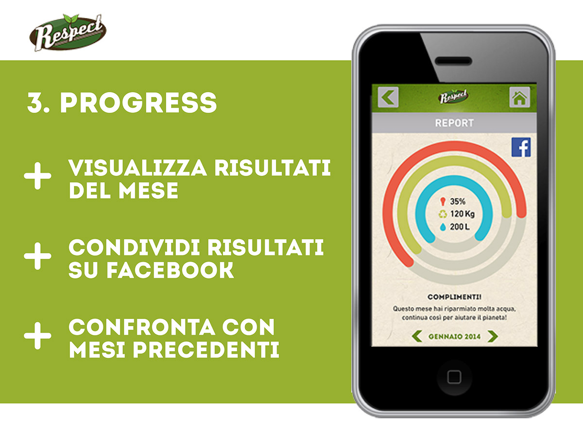 respect green Ecology app UX design Interface mobile Behavior apps