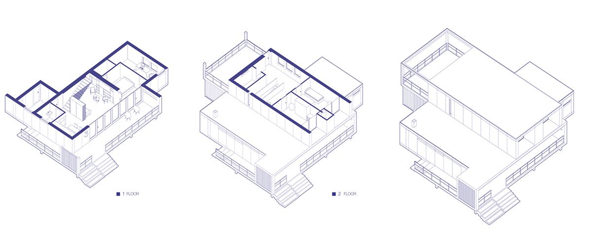 modular modular house Architecture Visualization visualization design Render corona 3 ds max Zrobym architects arch tiutiunnik artem architectural visualization minsk belarus