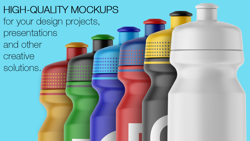 Download Sport Bottle Mockup on Behance Free Mockups