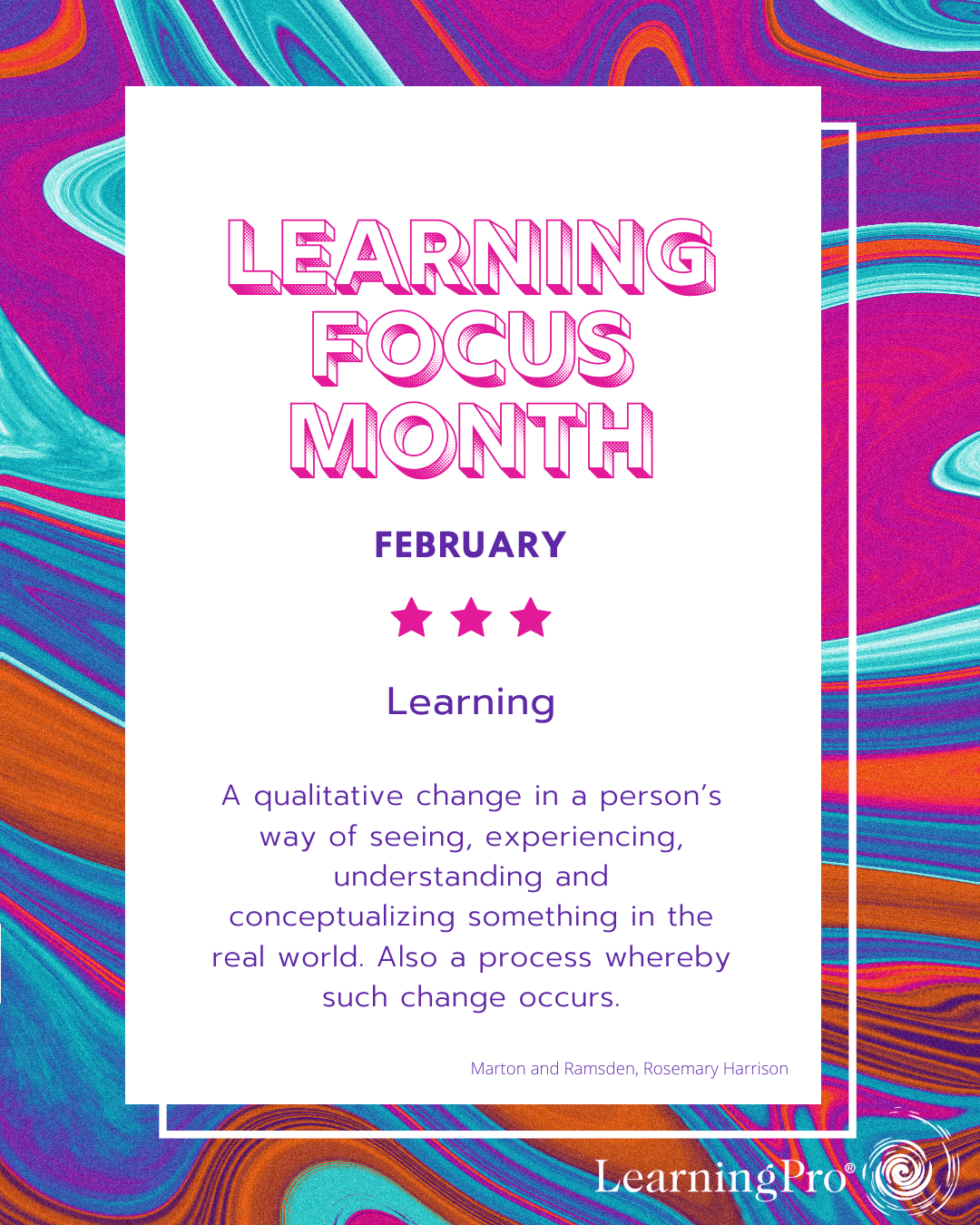 Learning Month Focus - Learning Pro ✅  