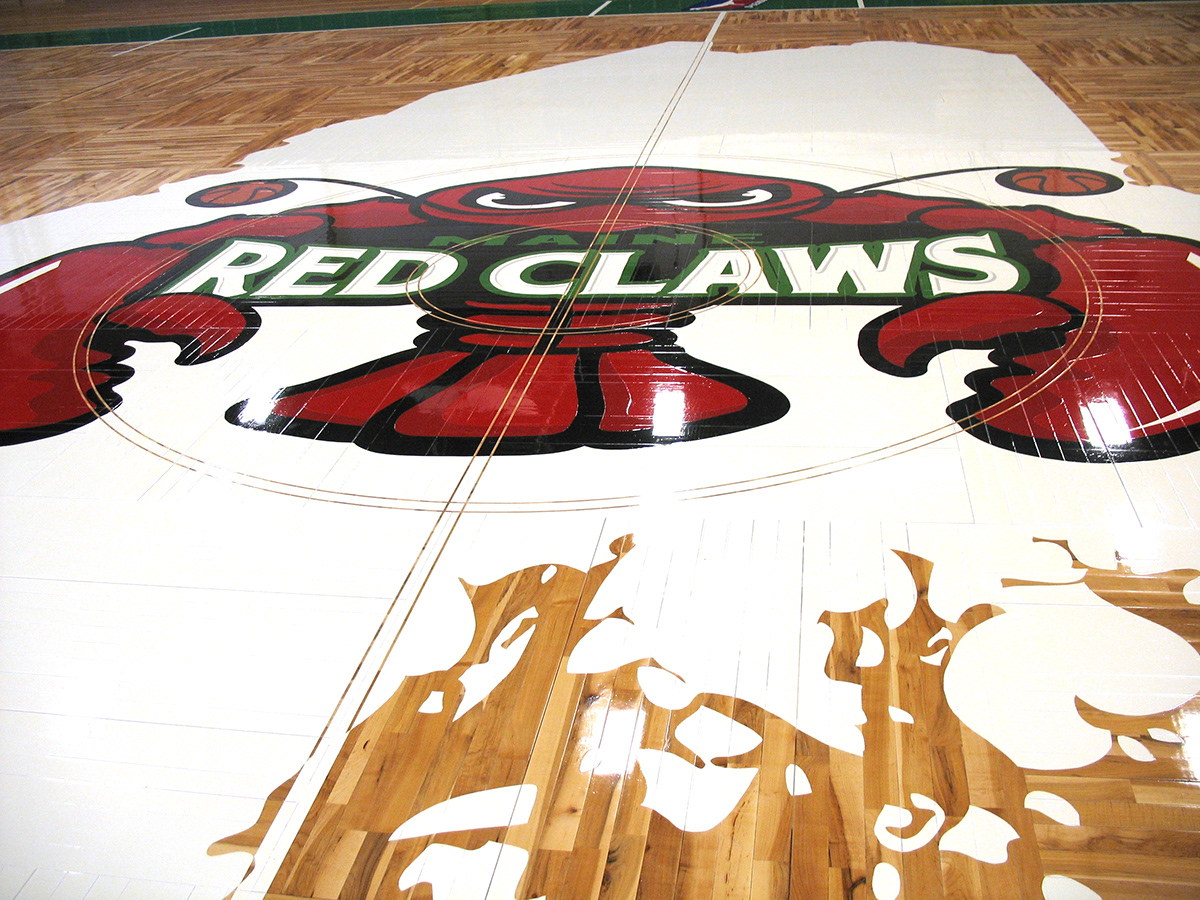 logo Logo Design basketball NBA lobster redclaws Maine sports