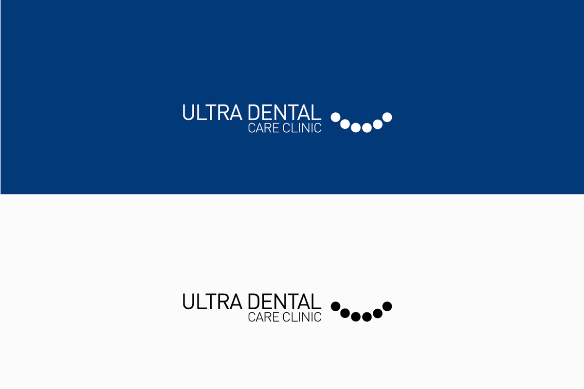 creative identity design clinic logo brand stationary dental