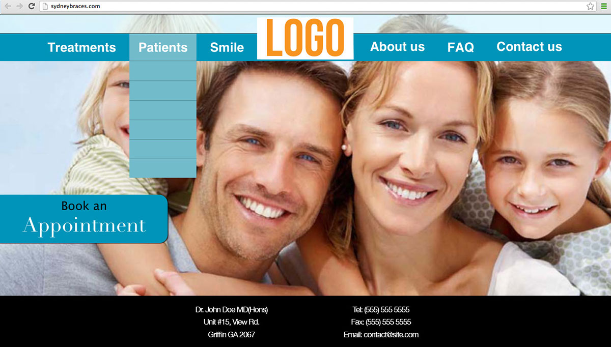 commercial dental Website
