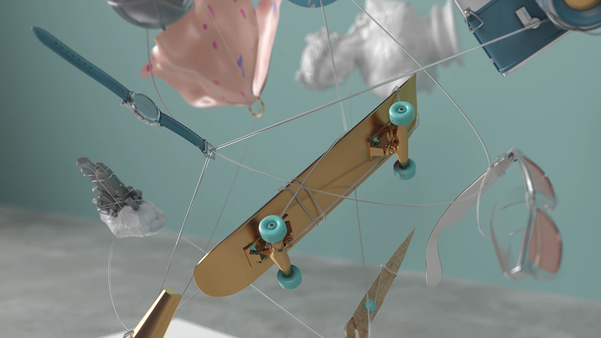 stampsy video motion graphics six & five Hugo & Marie twistedpoly 3D art CGI launch