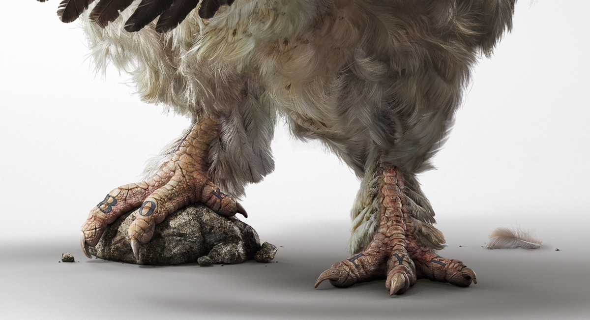 3d art Outdoor Character 3D chicken Special Effects CGI