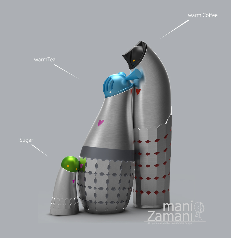 Alessi in Love Mani Zamani character objects