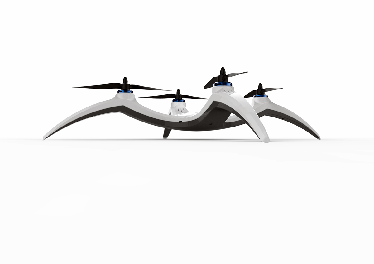drone quadcopter design concept