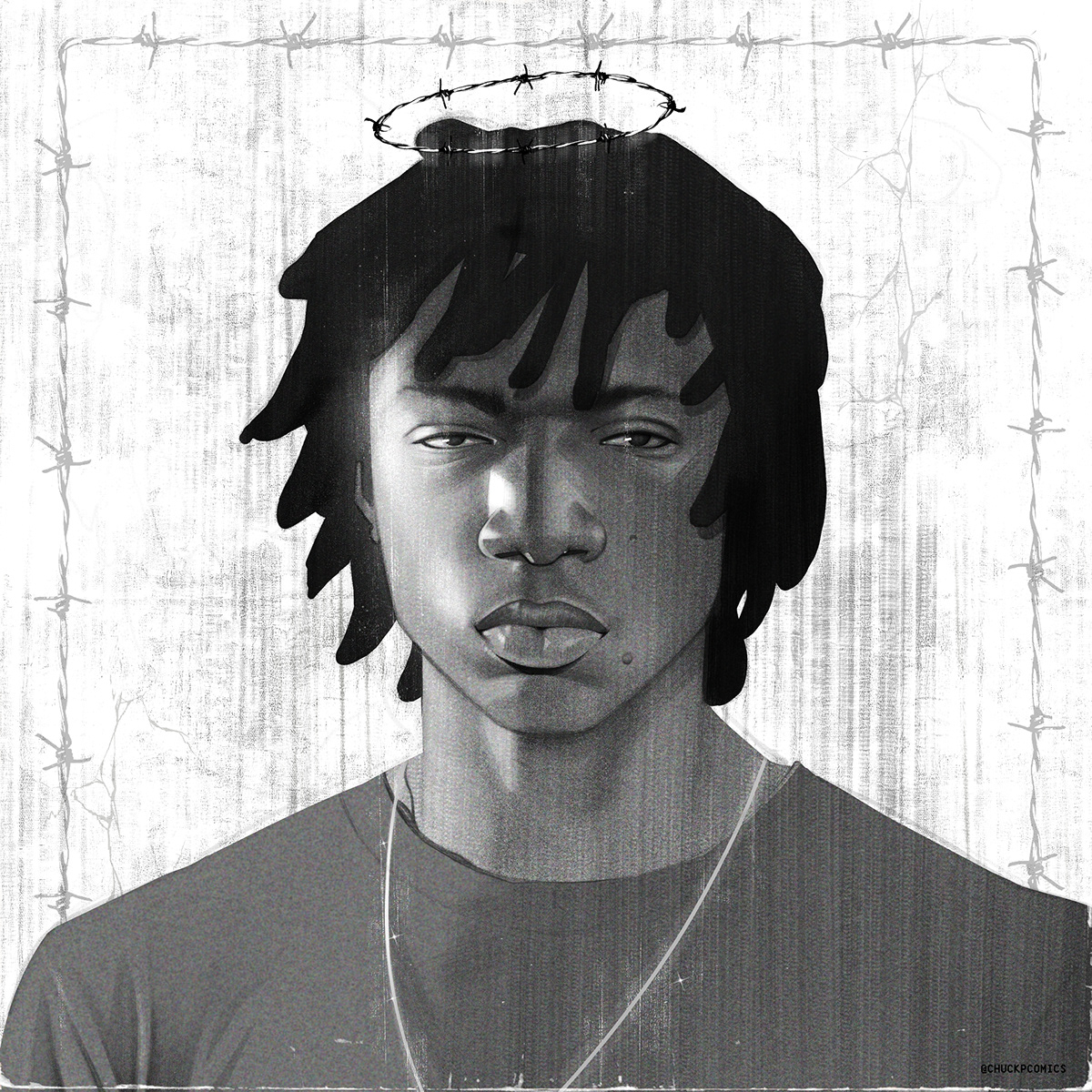 album artwork album cover digital illustration digital painting hip hop hip hop artwork kenny mason painting   rap rap artwork