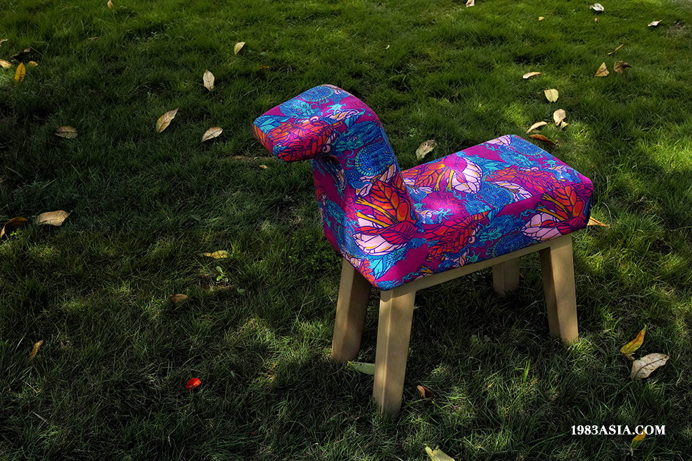 pattern design  1983ASIA FREENMAN LAU PONY CHAIR Asia Design  華人設計 Hong Kong design SHEN ZHEN DESIGN 雙城品未