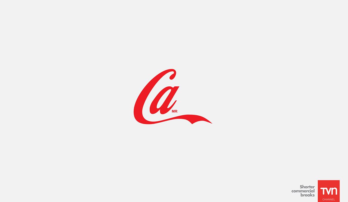 Coca Cola cerveza logos TVN Channel