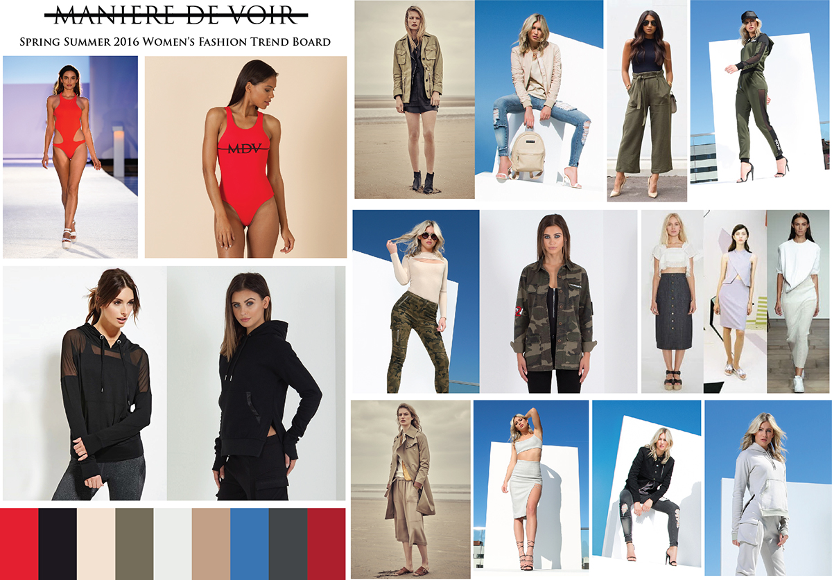 fashion design Email Design email marketing Newsletter Design mailchimp Manière De Voir ss16 fashion boutique French e-mail