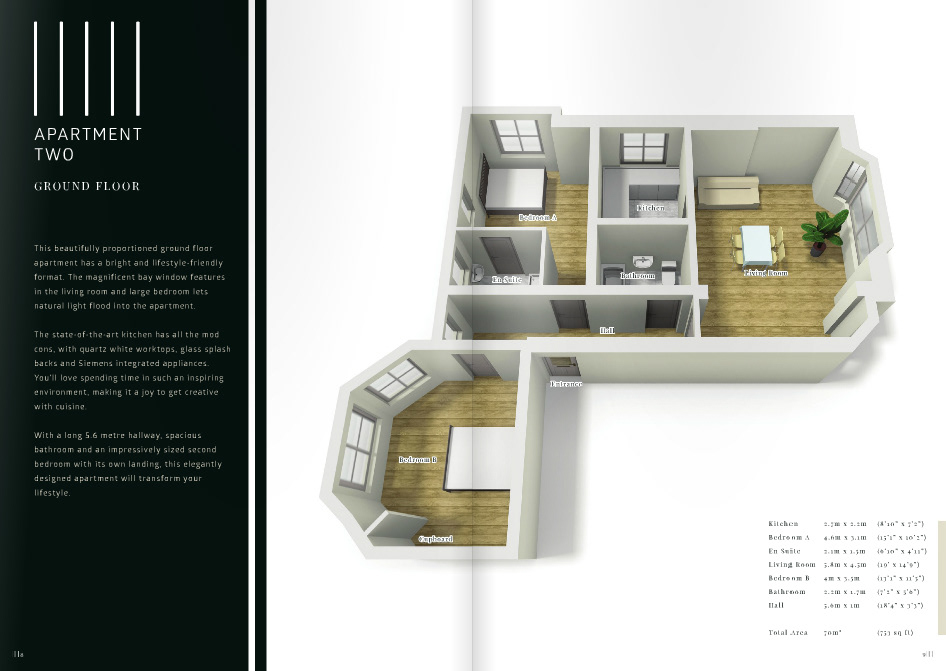 CGI computer generated images 3D property floorplans construction logo brochure print Website Layout brochure design