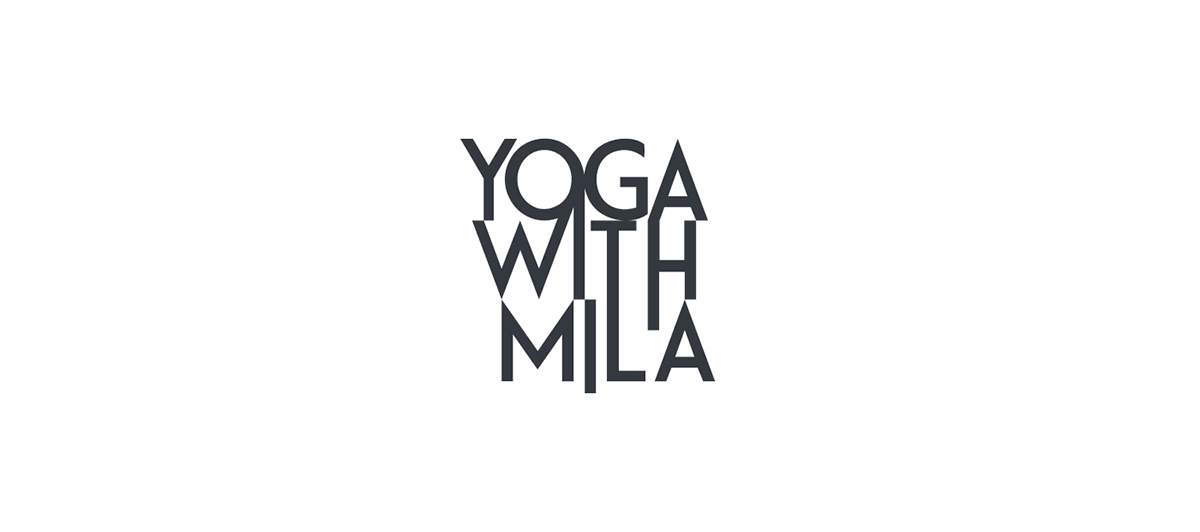 logo graphic design  Yoga Website contemporary contamporary yoga