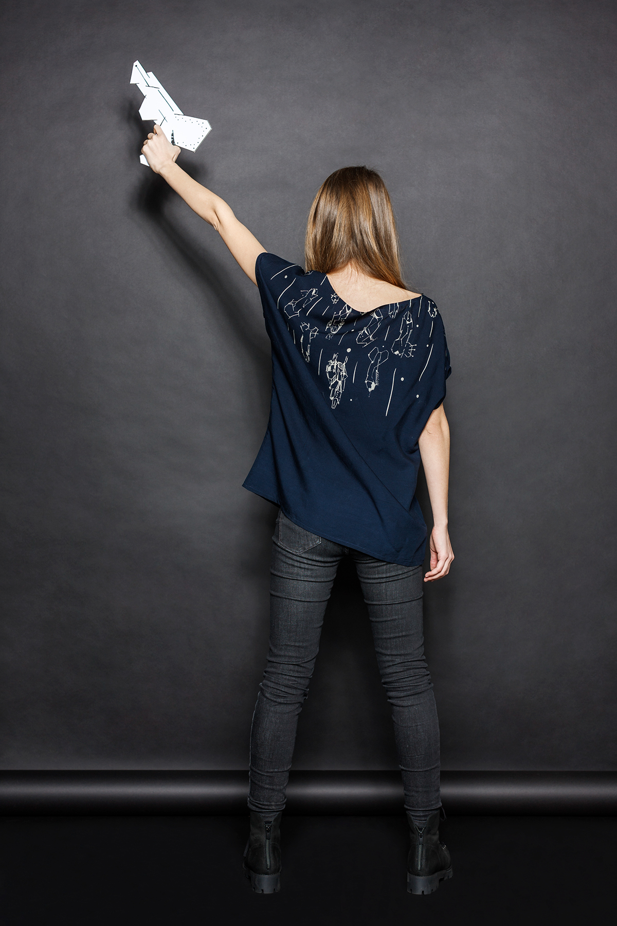 Screenprinting silkscreeen pattern design textile top blouse Fashion 